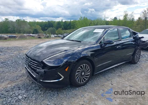2022 Hyundai Sonata Hybrid Limited z USA, uszkodzony, nr VIN KMHL54JJXNA051452